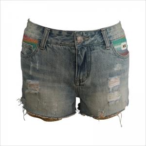 design frumos rip denim scurt WS001